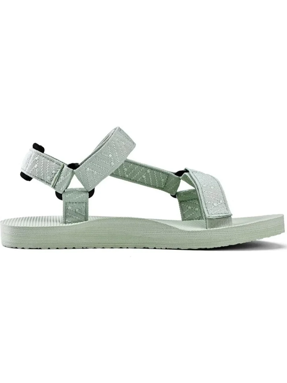Women's Grass Green Hiking Sandals with-Arch-Support Webbing-Outdoor Beach Water